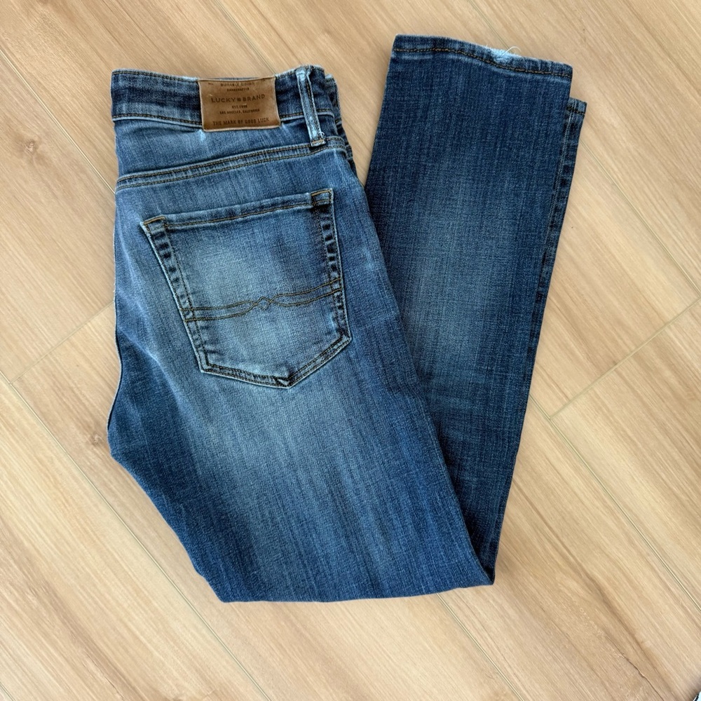 Men's Lucky Brand 110 Skinny Blue Jeans - 31x30